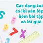 Toán Lớp 2 Nâng Cao Có Lời Giải